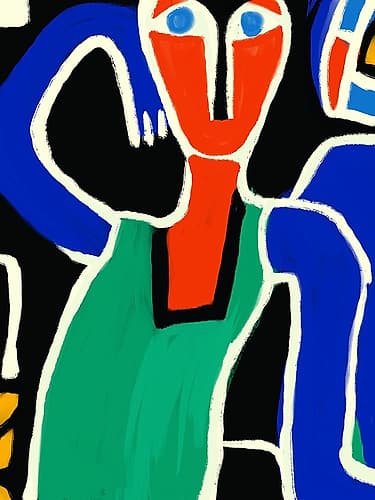 Dancing Native Art Print