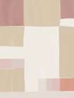 Neutral Red Palette Minimalism Art Print