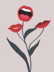 Singing Flower Art Print