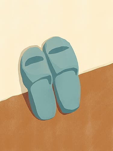 The Slipper Minimalist Print