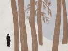 Seeking Peace In The Woods Art Print