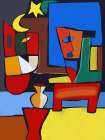 Bohemian interior Art Print