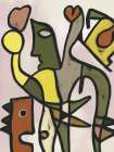 The Street Perfomer Art Print