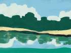 Foliage reflection Art Print