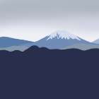 Blue mountain Art Print