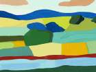 Land of many colors Art Print