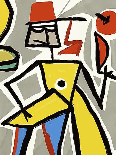 The Delivery Guy Art Print
