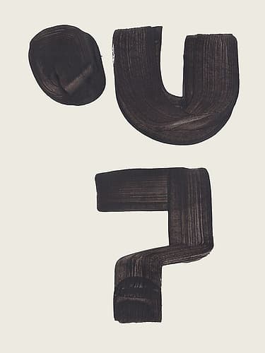 Ink Motif 22 Abstract Art Print