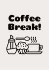 Coffee Break Art Print