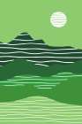 Green Nature Art Print