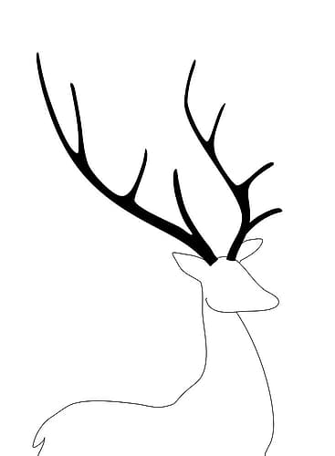 Its a reindeer Art Print