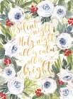 Silent Night Roses And Holiday Berries Art Print