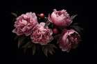 Nostalgic Mood Opulent Flowers Art Print