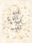 And to all a good night - vintage vanilla Art Print