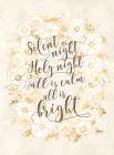 Silent night - vintage vanilla Art Print