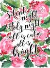 Floral silent night Art Print
