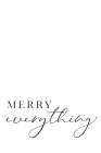 Merry everything Art Print
