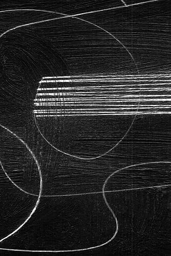Black 2 Abstract Art Print