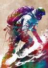Mountaineer sport art #sport Art Print