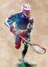 Lacrosse sport art #lacrosse #sport Art Print