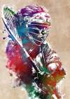 Lacrosse sport art #lacrosse #sport Art Print