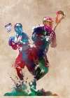 Lacrosse sport art #lacrosse #sport Art Print