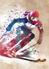 Ski sport art #ski #sport Art Print