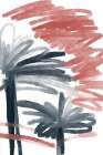 Floral Fauntain Art Print