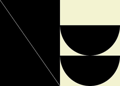 Abstract Black Abstract Art Print