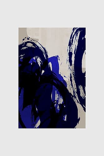 Abstract Brush Strokes 20 Abstract Art Print