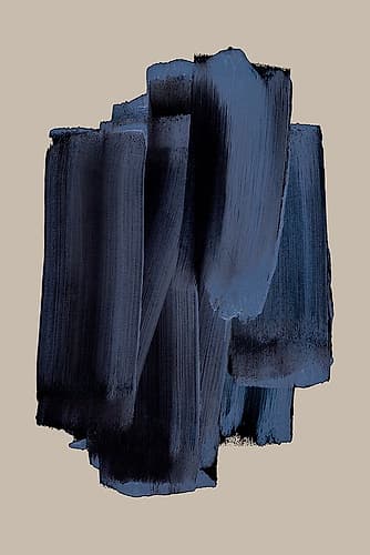 Abstract Brush Strokes 58 Abstract Art Print