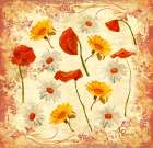 Wild Flowers Vintage Art Print