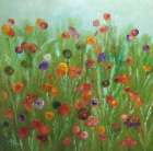 Wild Flowers Abstract Art Print