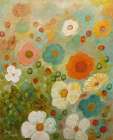 Flower Whirl Art Print