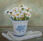 Daisies and Porcelain Art Print