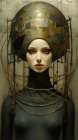 Robotic Girl 3 Art Print