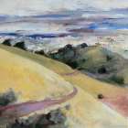 Hills and Valley Art Print