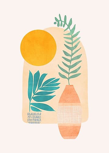 Sunny Side Up Minimalist Print