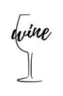 Wine Icon Art Print