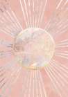 orange full sun Art Print