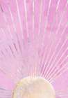 Pink Sun rising Art Print