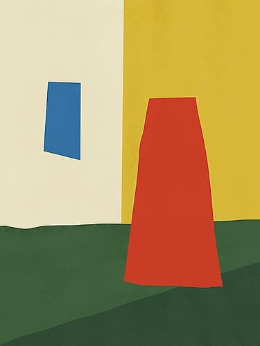 Floor mat arrangement 03 Minimalist Print