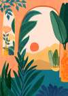 Desert Oasis Art Print