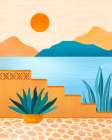Cabo Desert Art Print