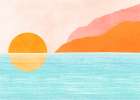 Island Sunset Art Print