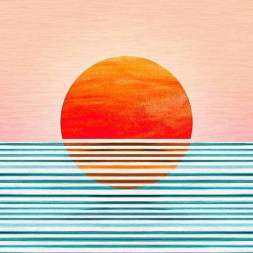 Minimalist Sunset 3 Minimalist Print