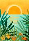 Peaceful Tropics Art Print