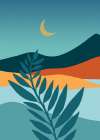 Mediterranean Twilight 5x7 Art Print