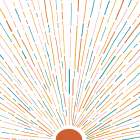 New Sunset Sq Landscape Print