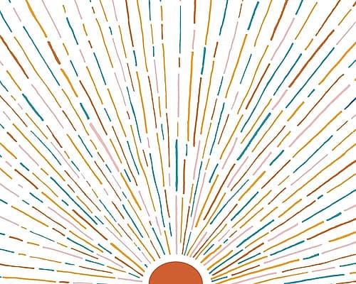 Sunshine All Around2 Minimalist Print